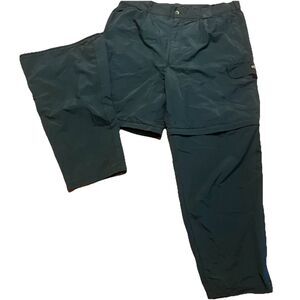 Guide Gear Mens Hiking Pants XL/SHT  Shorts Convertible Zip Off Cargo Outdoor